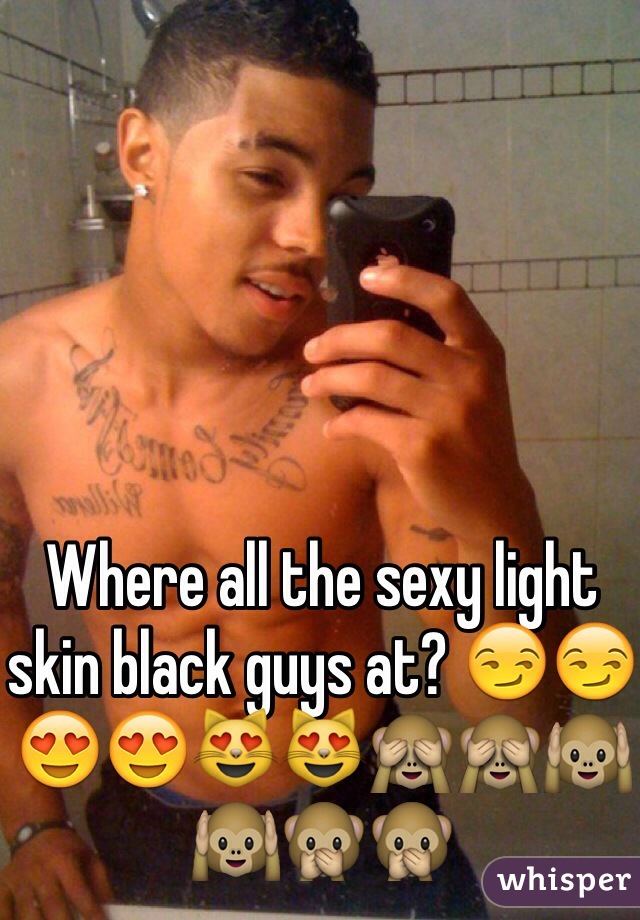 Sexy light skin black